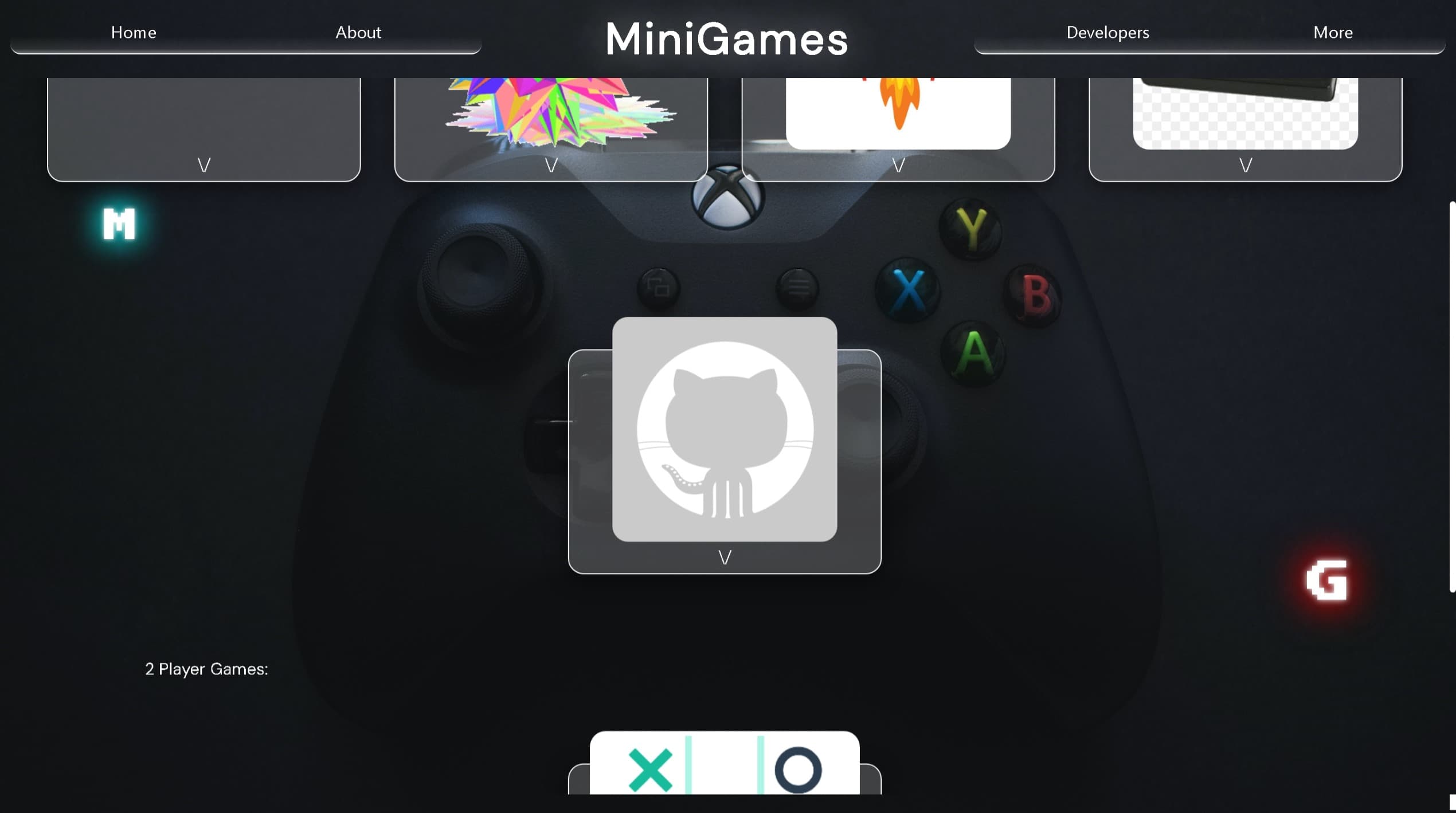 MiniGames Website: Website for students to upload their games and anyone can redirect and play their games on this website